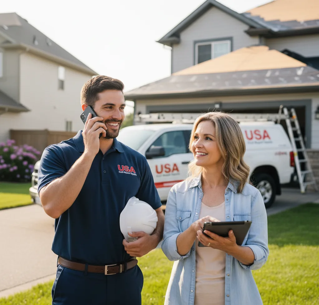 USA Roof Repair Experts customer support in Moss